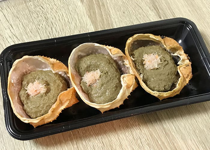 カニ身入り カニ味噌 甲羅焼き 冷凍食品