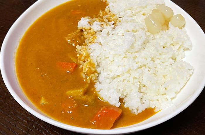 岡山 奥津温泉 鏡野町 かがみの田舎カレー 具材ゴロゴロ チキンカレー